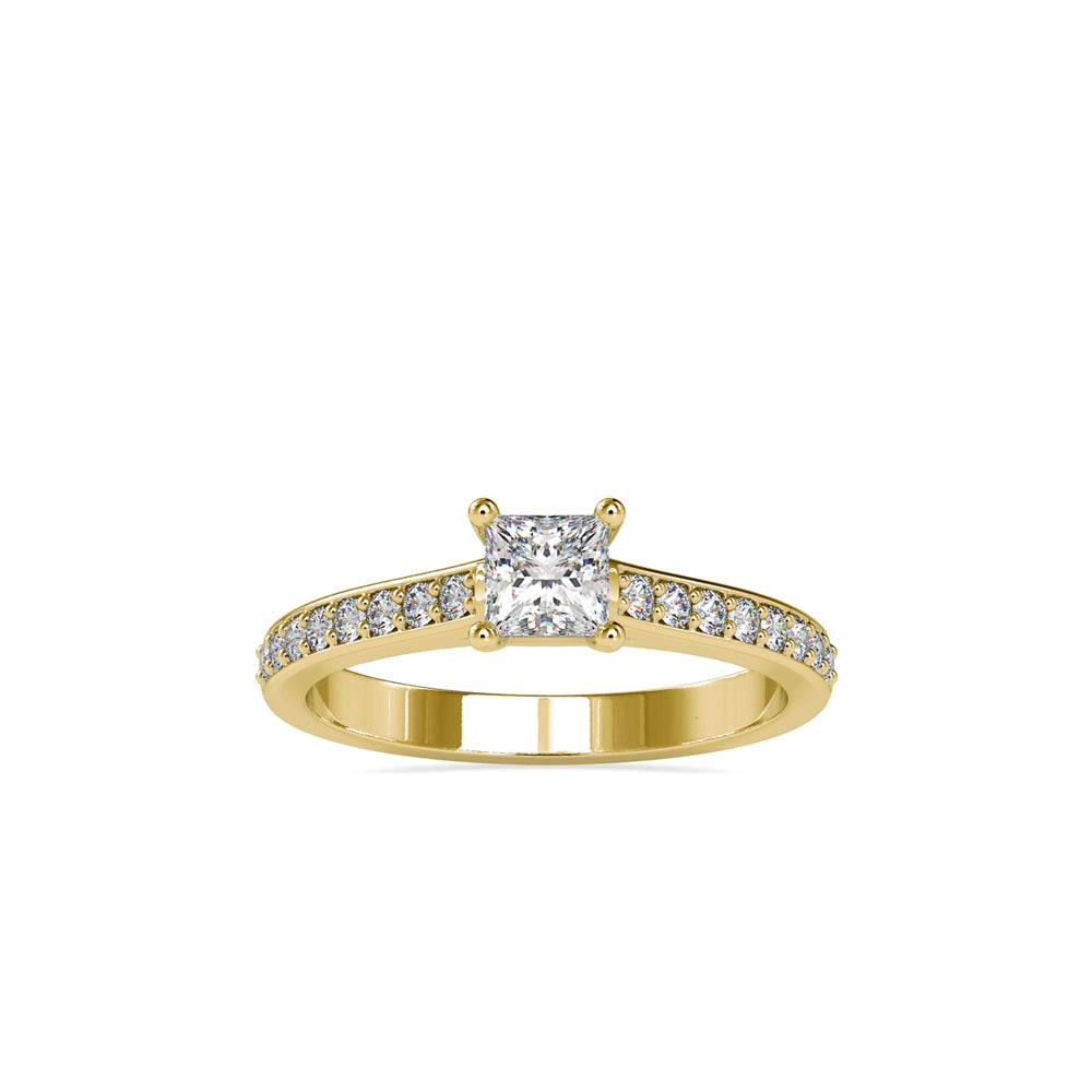 Enchant Halo Solitaire Ring