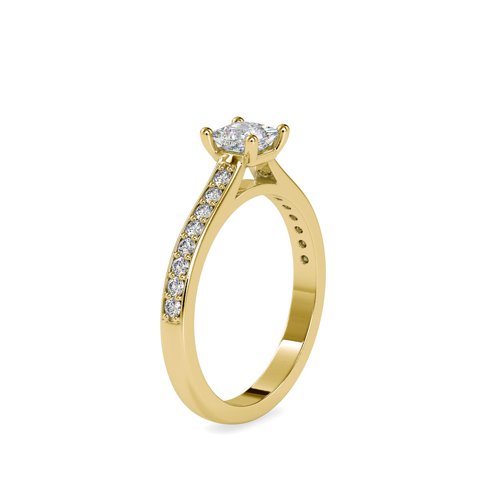 Enchant Halo Solitaire Ring