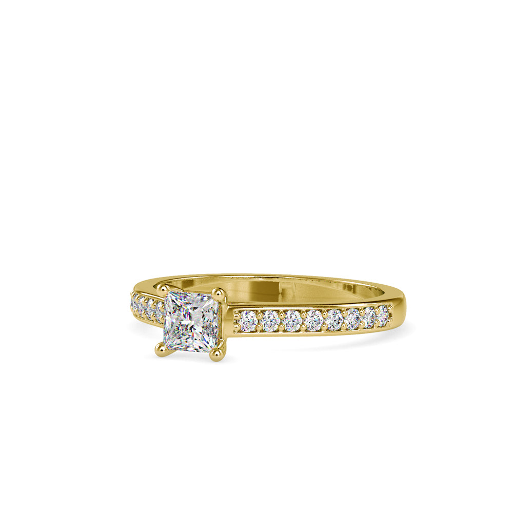 Enchant Halo Solitaire Ring