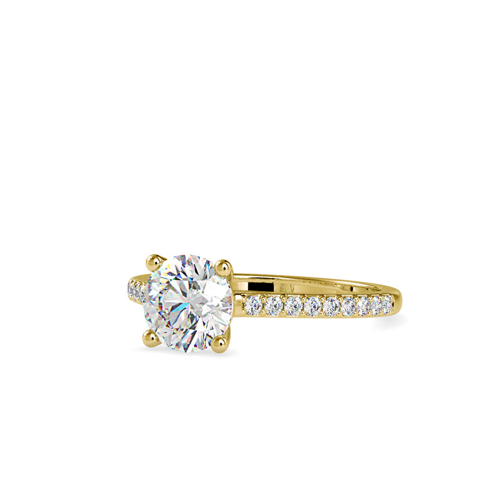 Sunburst Solitaire Ring