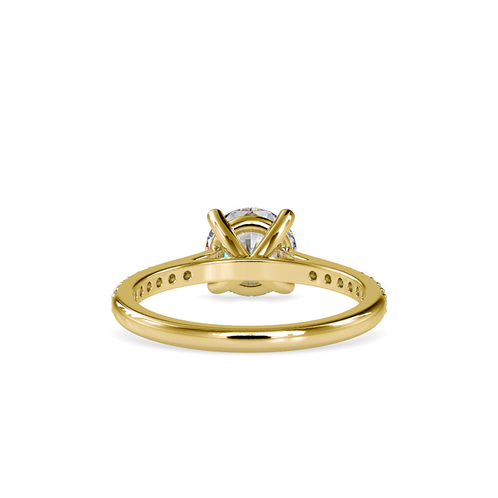 Sunburst Solitaire Ring