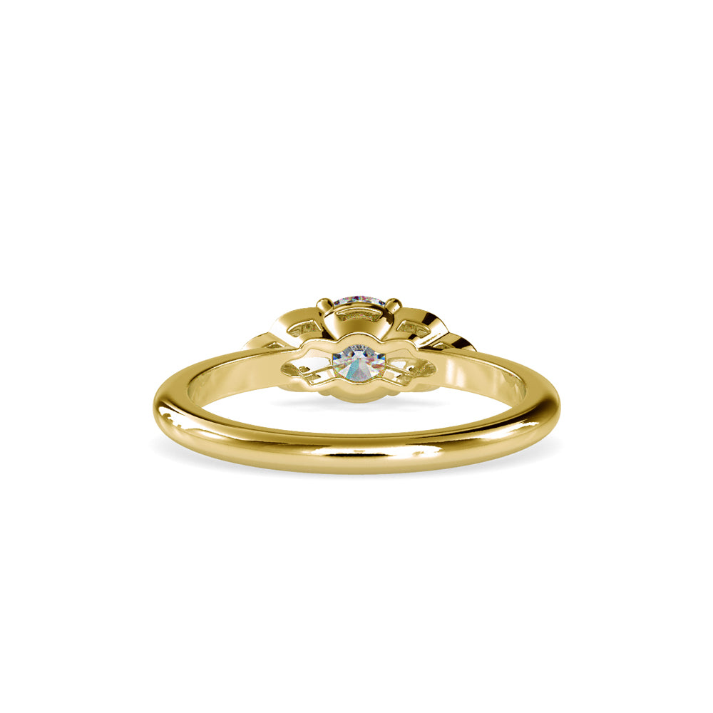 Melodic Treasure Solitaire Ring