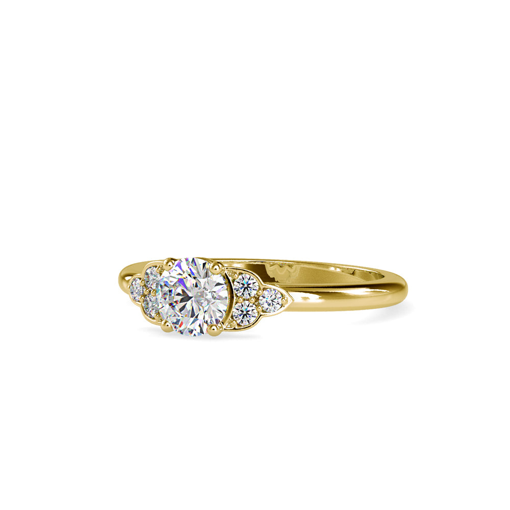 Melodic Treasure Solitaire Ring