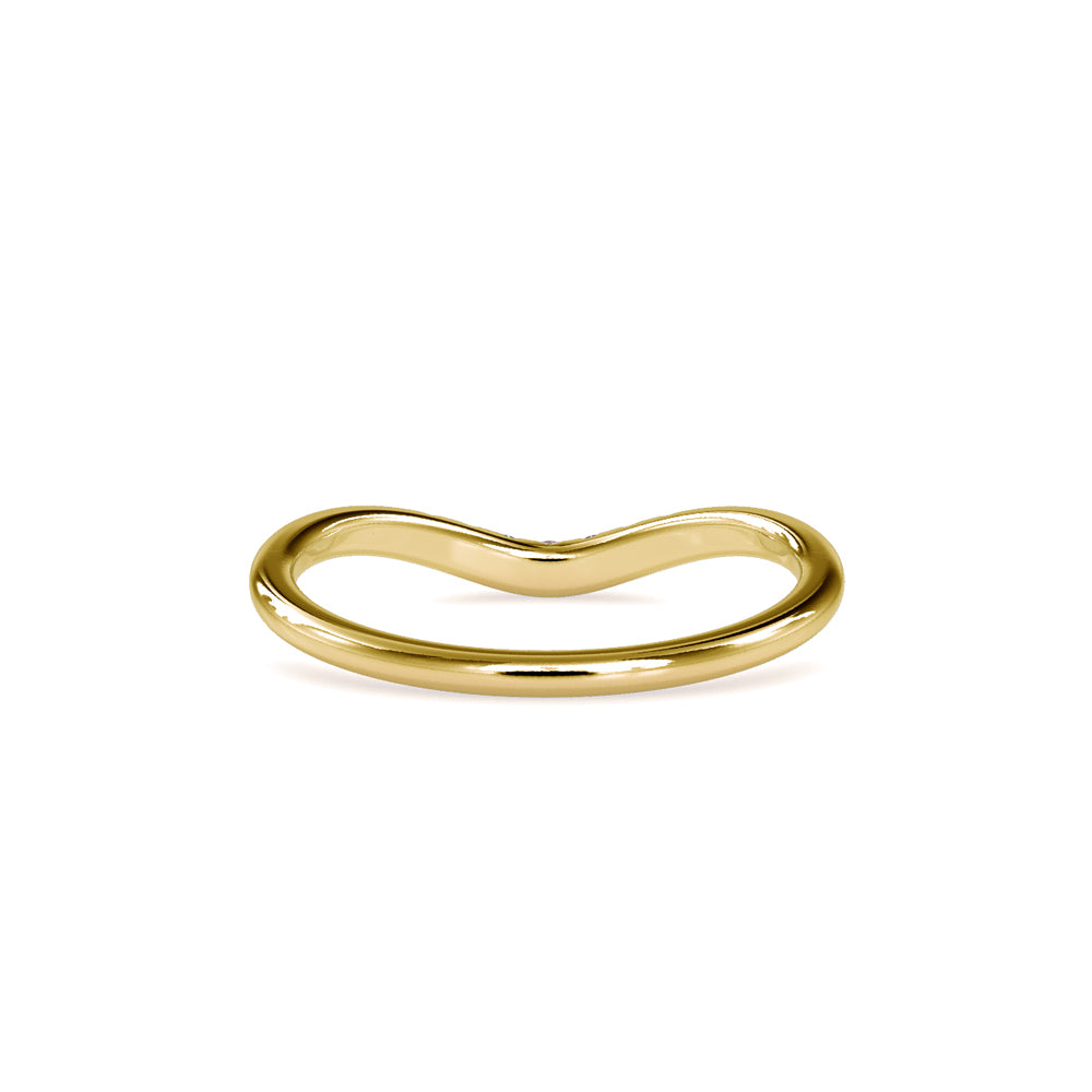 Sleek V Diamond Ring