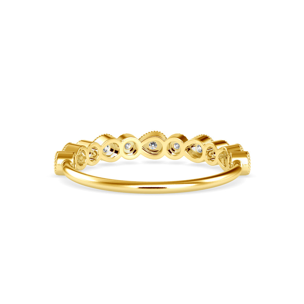 Classic Half Diamond Ring