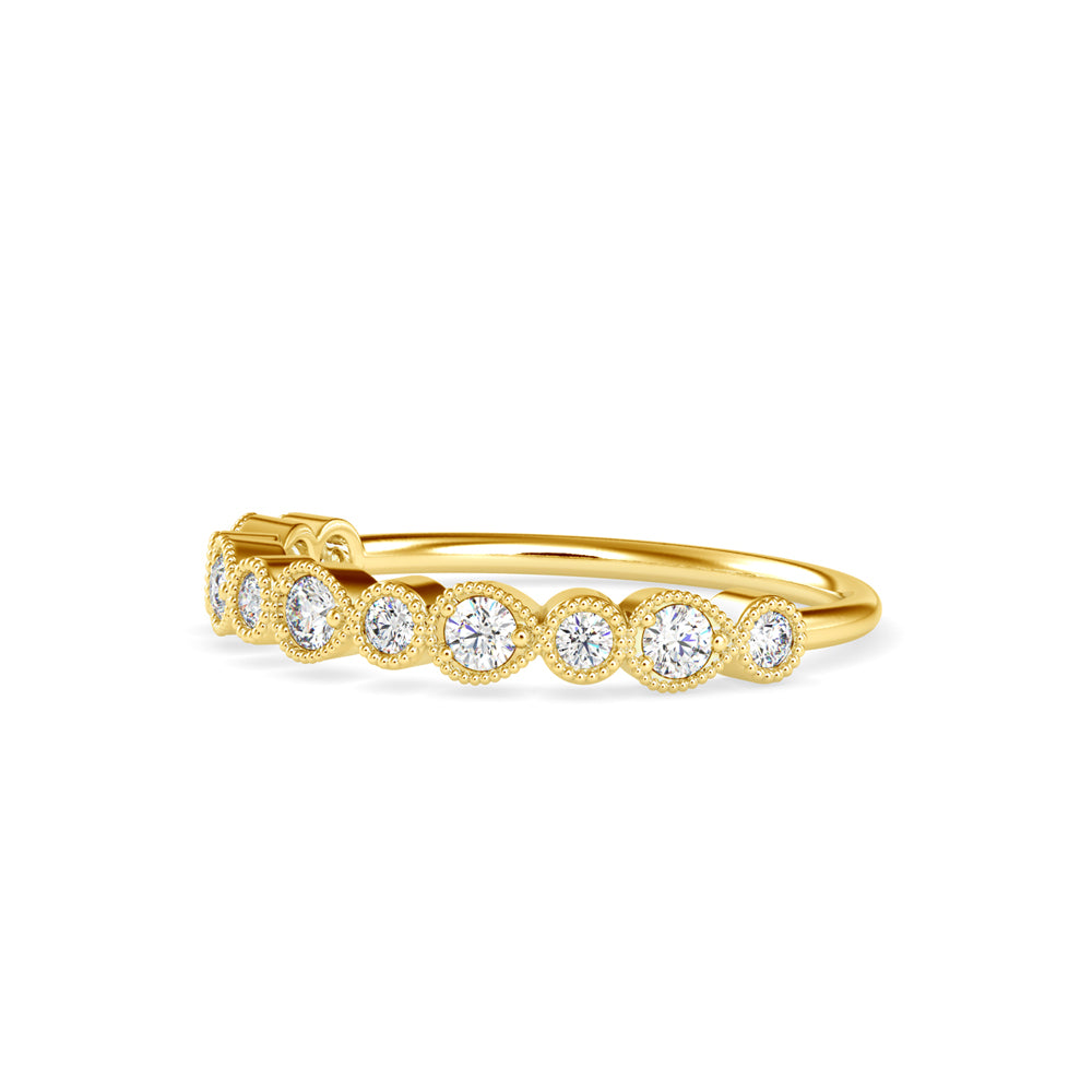 Classic Half Diamond Ring