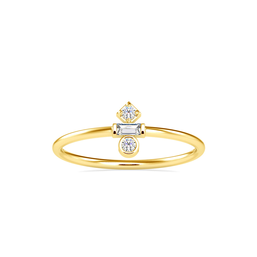 Playful Tiny Dainty Ring