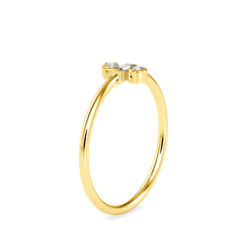 Playful Tiny Dainty Ring
