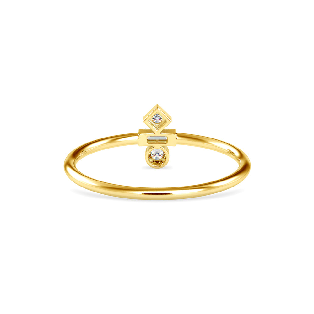 Playful Tiny Dainty Ring