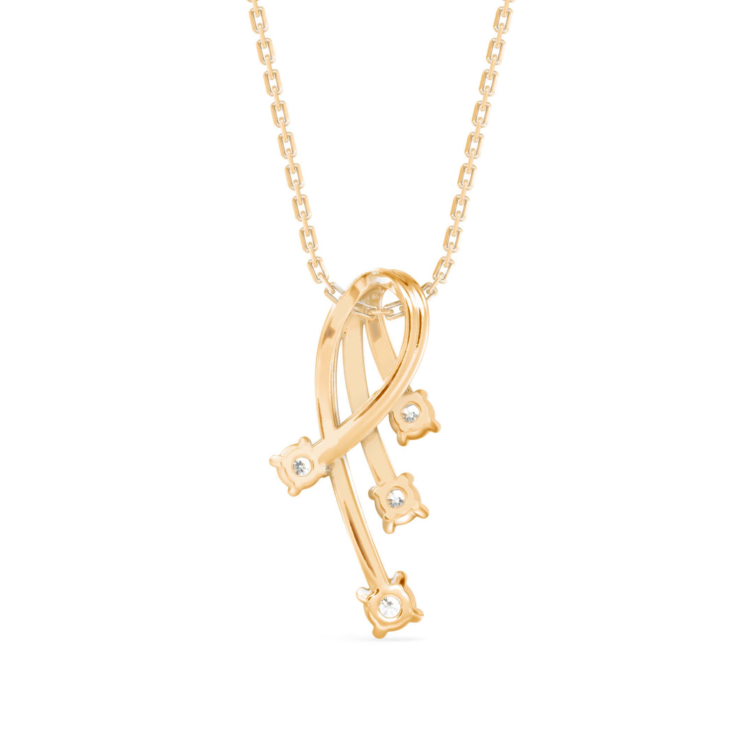Vine Solitaire Pendant