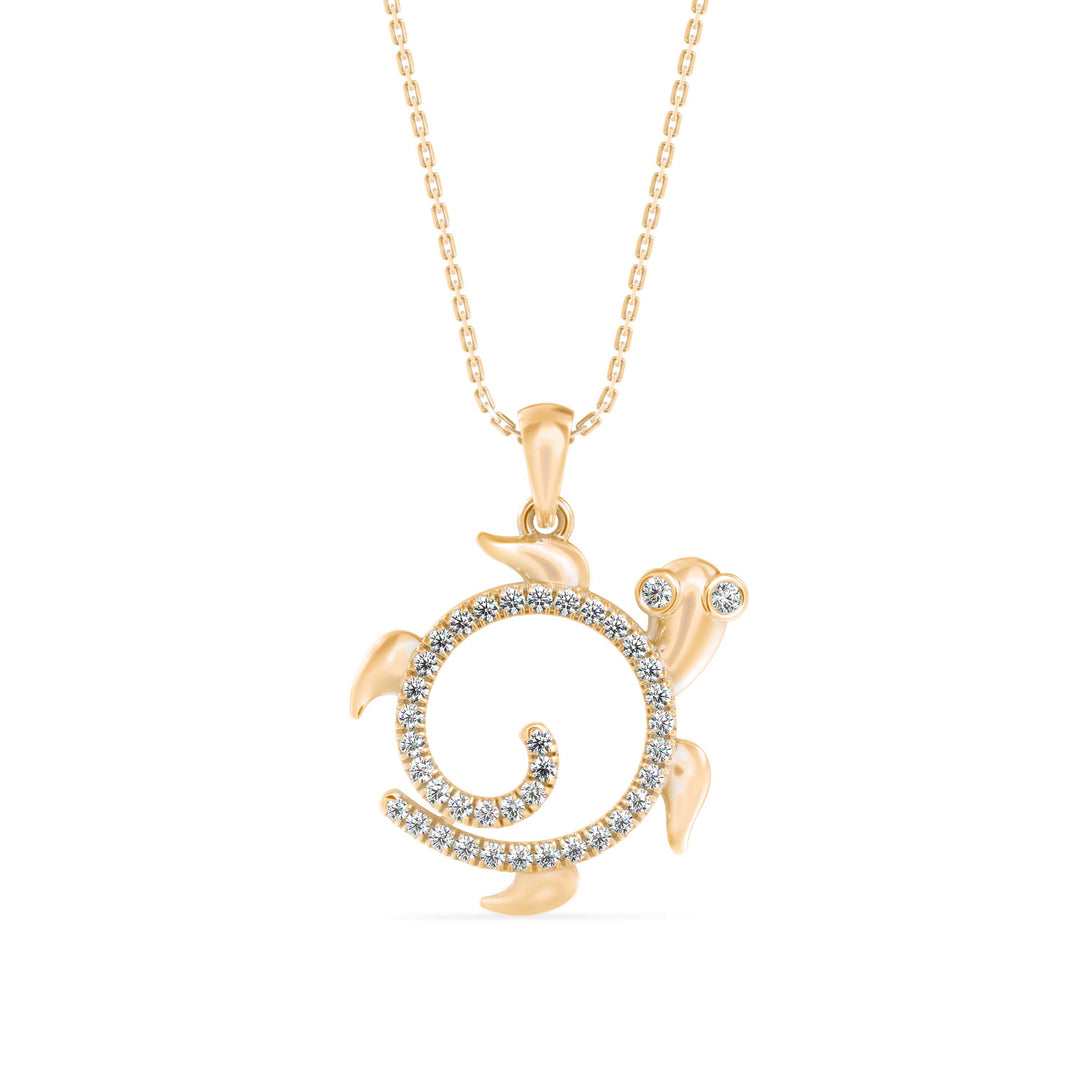 Miniature Turtle Pendant
