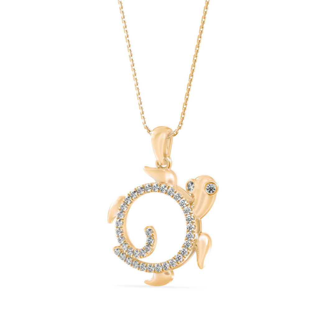 Miniature Turtle Pendant