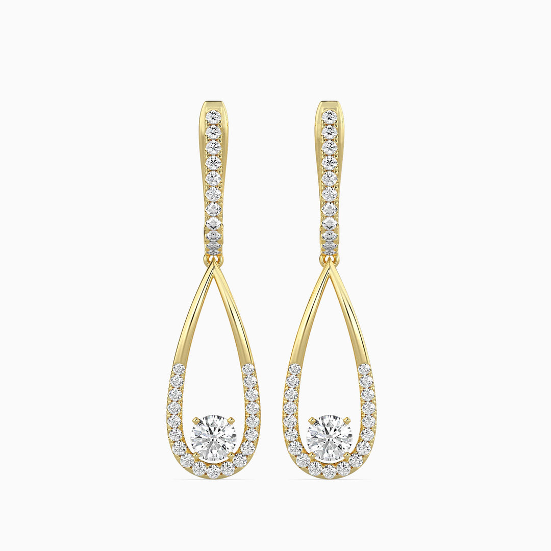 Gorgeous Poire Solitaire Dangler