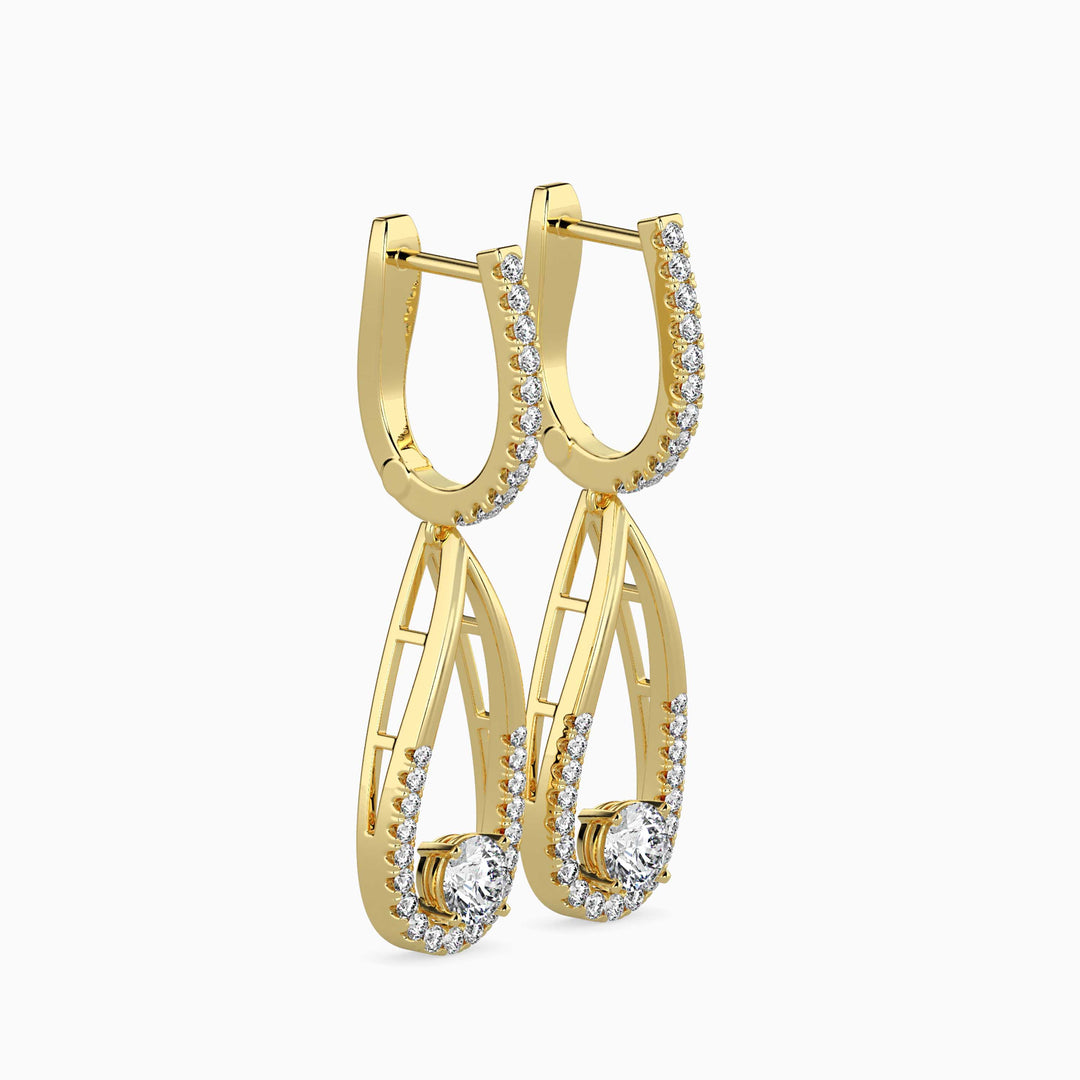 Gorgeous Poire Solitaire Dangler