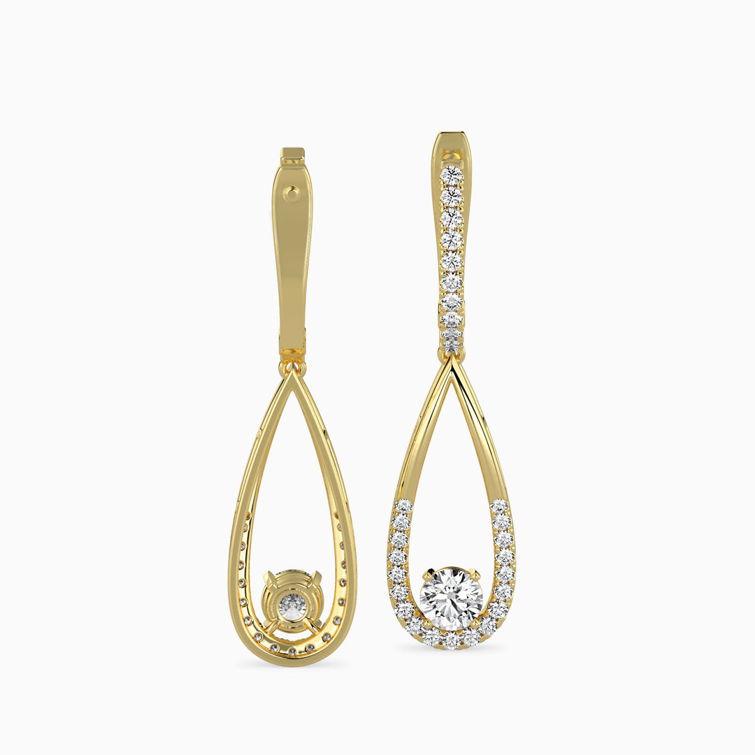 Gorgeous Poire Solitaire Dangler