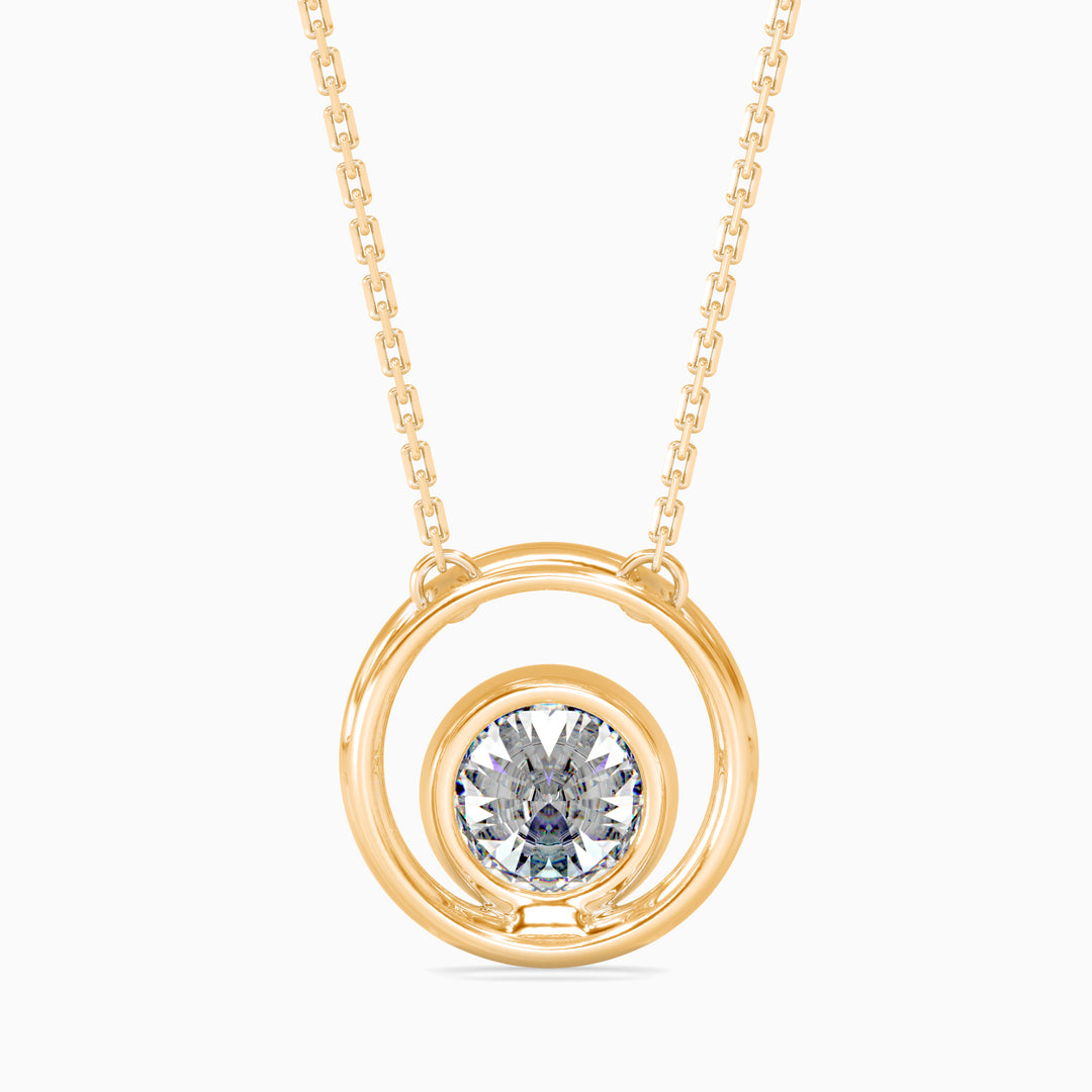 Full Bezel Solitaire Pendant