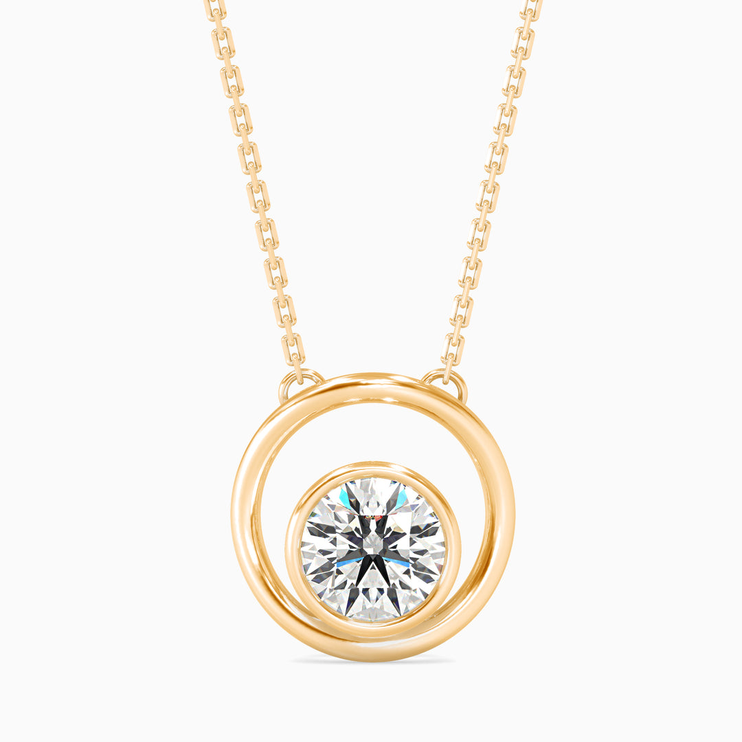 Full Bezel Solitaire Pendant