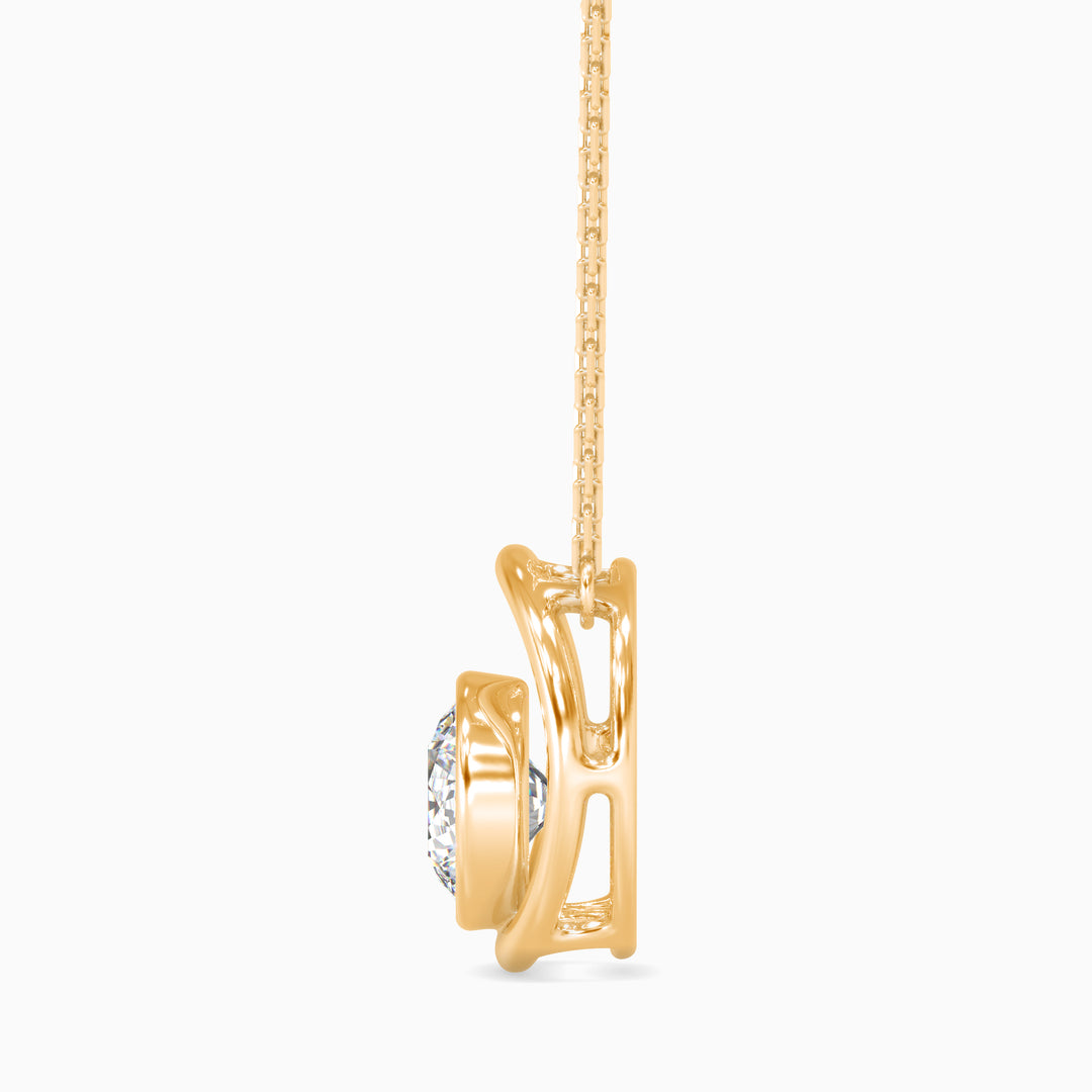 Full Bezel Solitaire Pendant