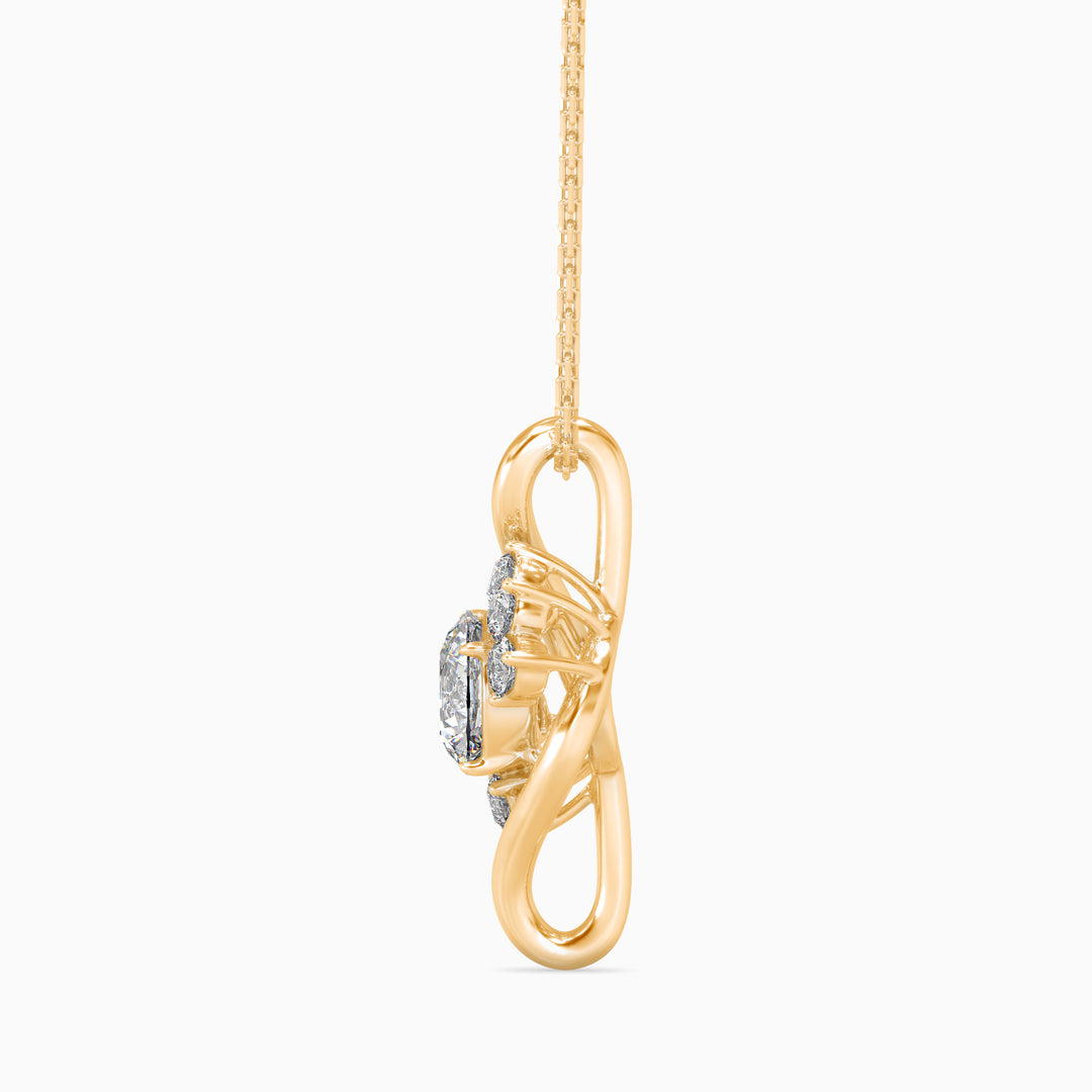 Infinity Solitaire Pendant