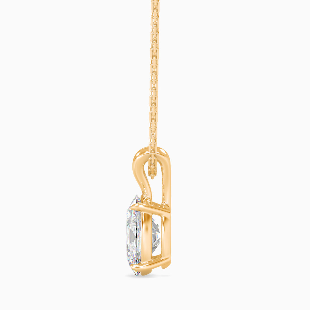 Oval Solitaire Pendant (1 ct)