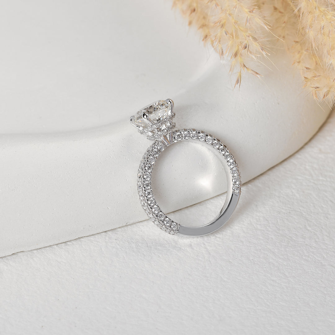 2.5 Carat Crown-Set Brilliant Solitaire Diamond Ring