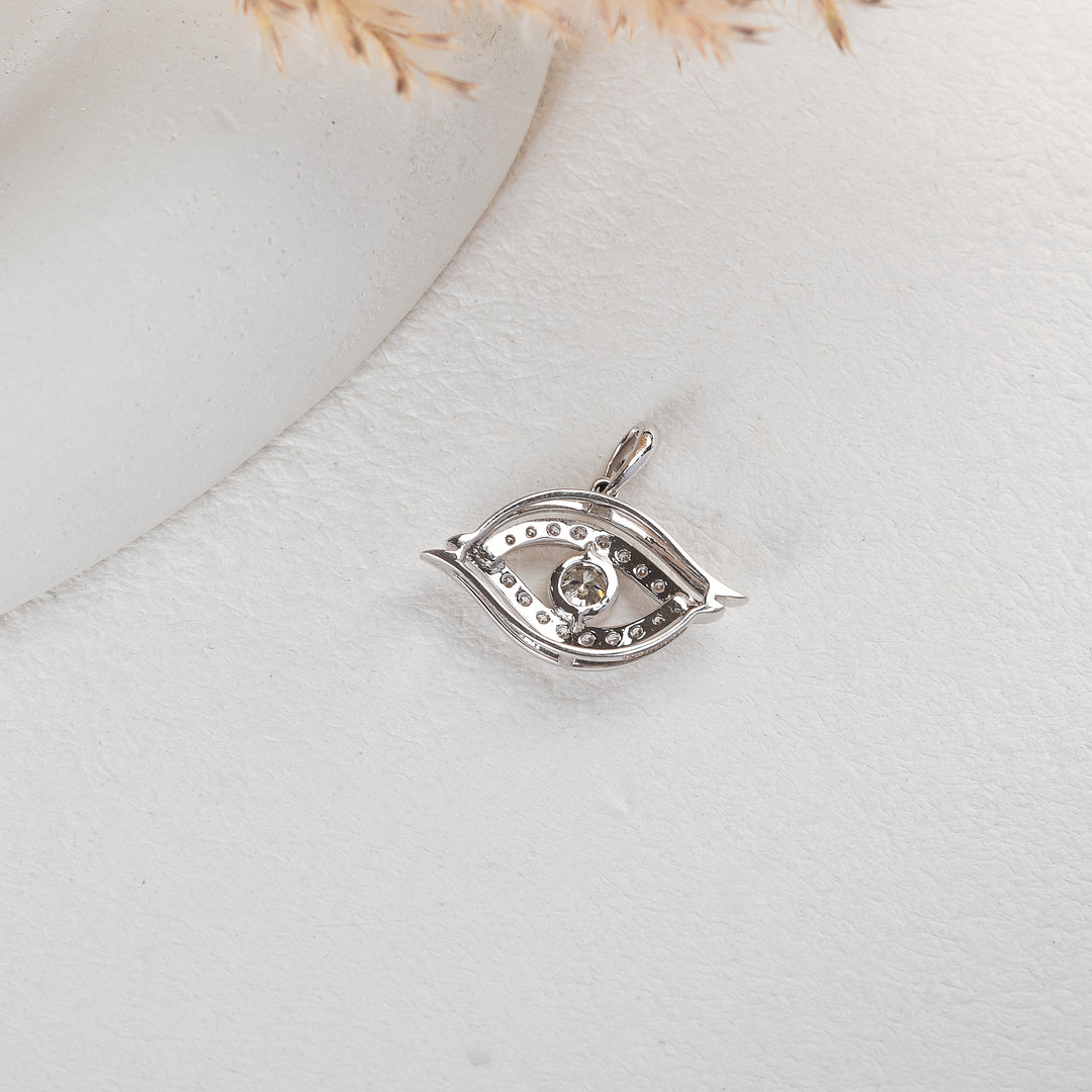 Evil Eye Lab Grown Diamond Pendant