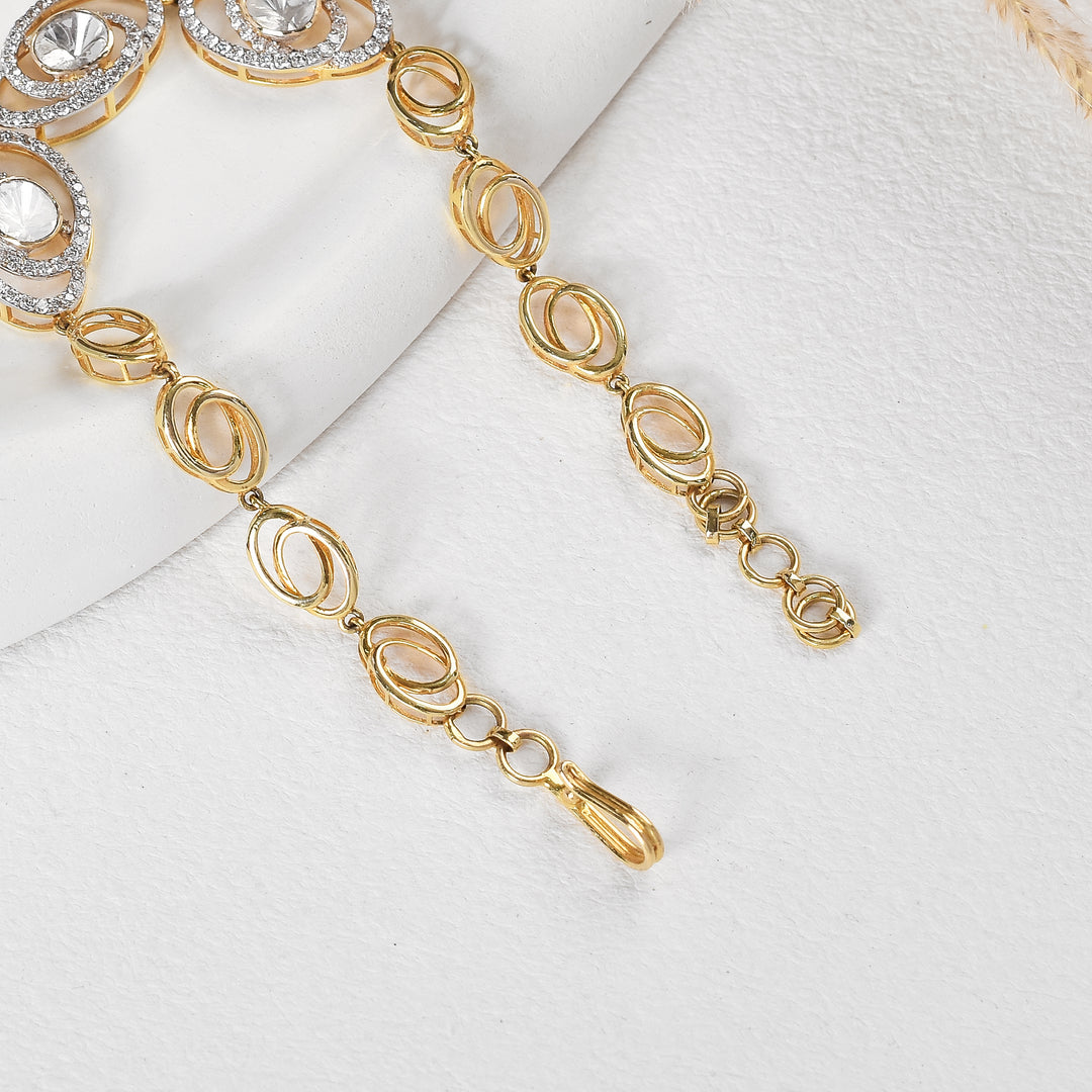 Radiant Eye Lab Grown Polki Tennis Bracelet