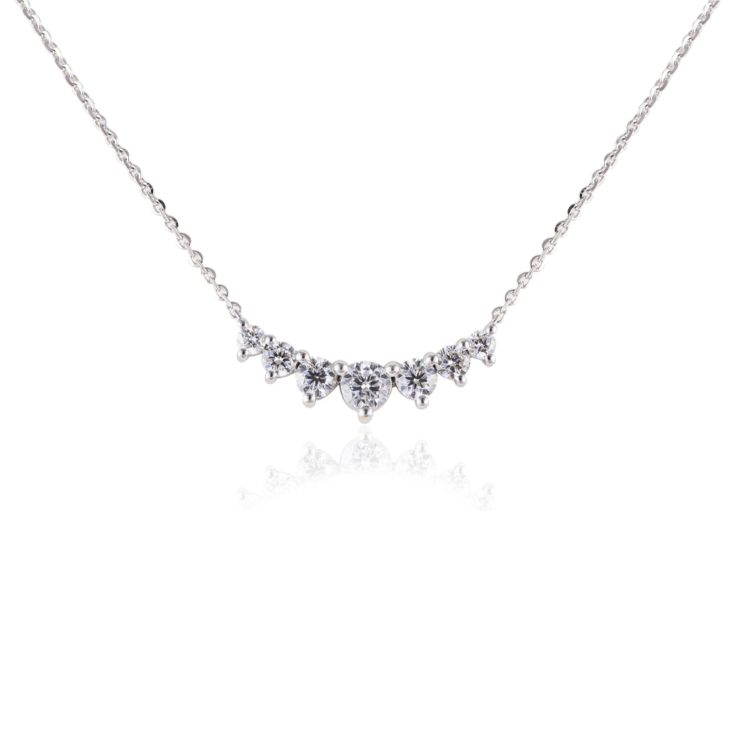 Solitaire Family Necklace