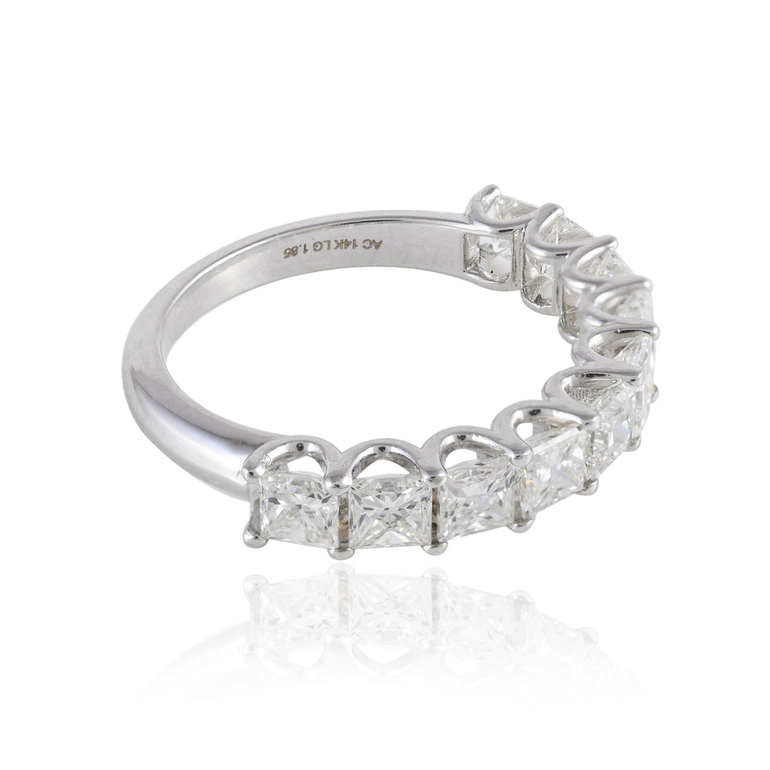 Princess Semi Eternity Band