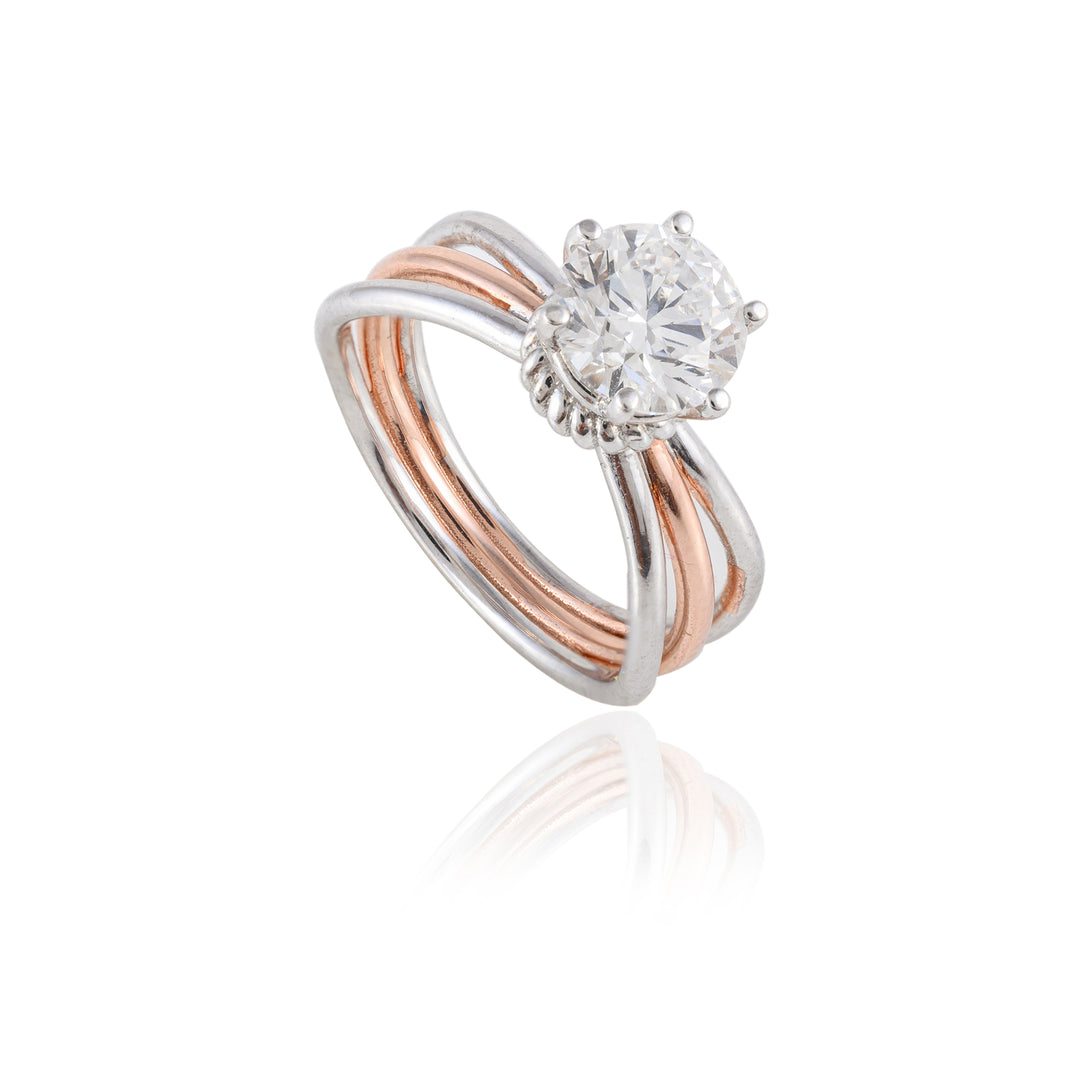 Solitaire With Twins Metal