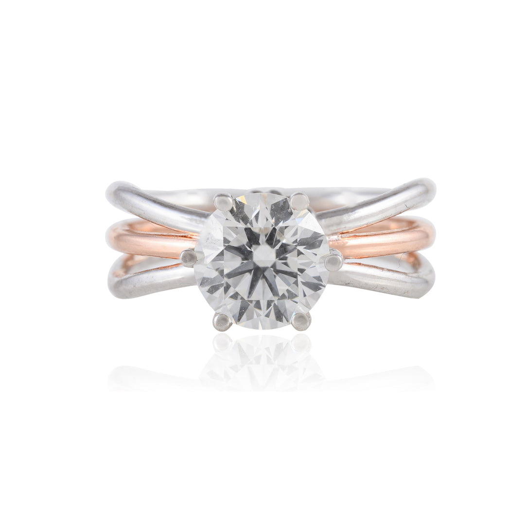 Solitaire With Twins Metal