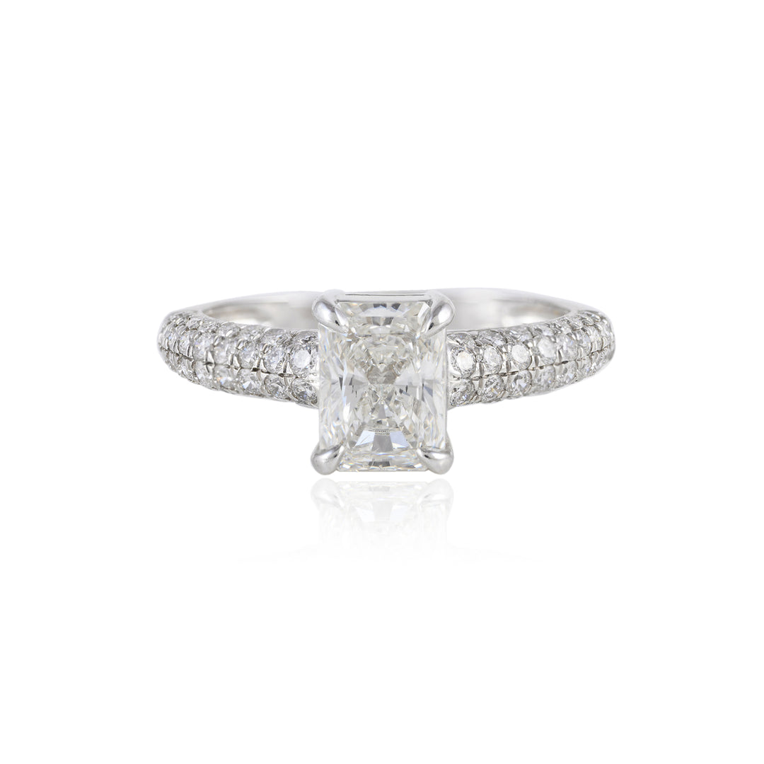 Radiant Solitaire Ring
