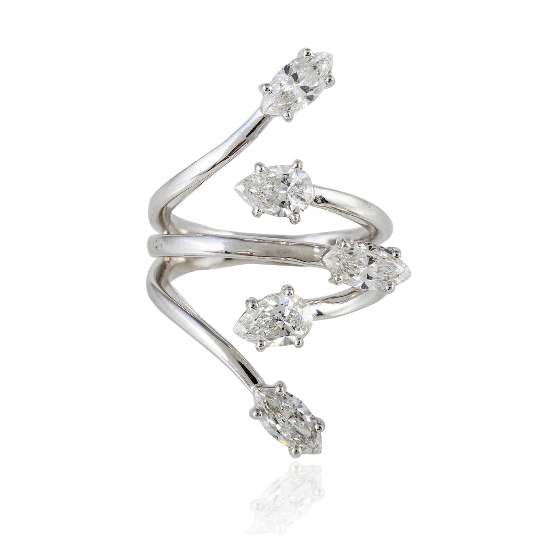In Air Solitaire Ring