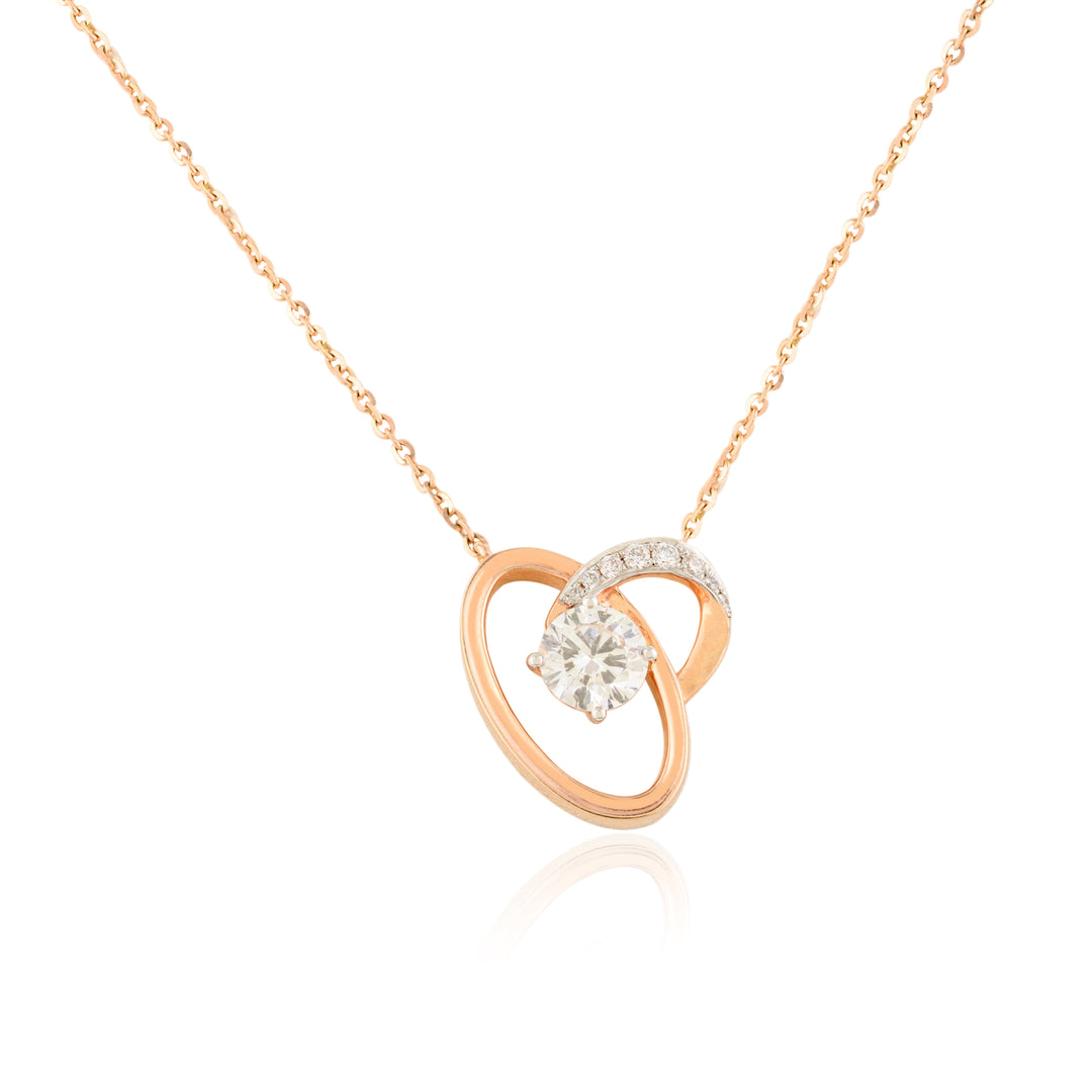 Interlock Solitaire Pendant