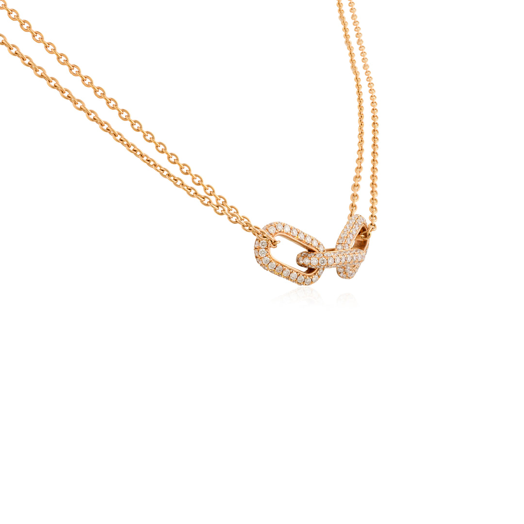 Interlock Link Love Necklace