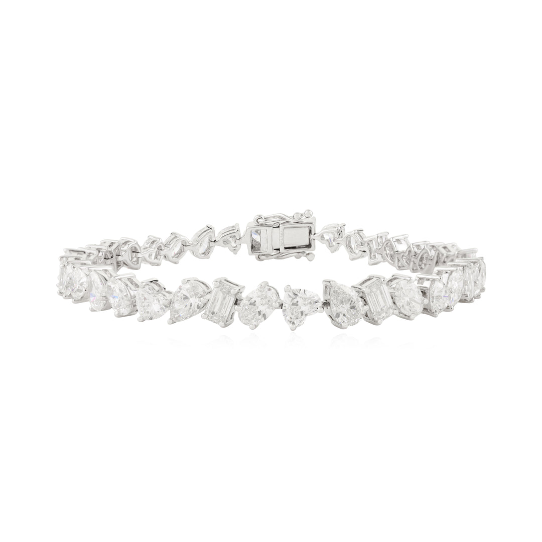 Mixed Fancy Tennis Bracelet