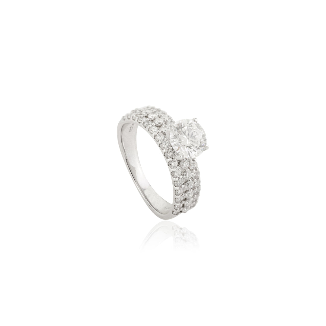 Dazzling diamond solitaire Engagement Ring