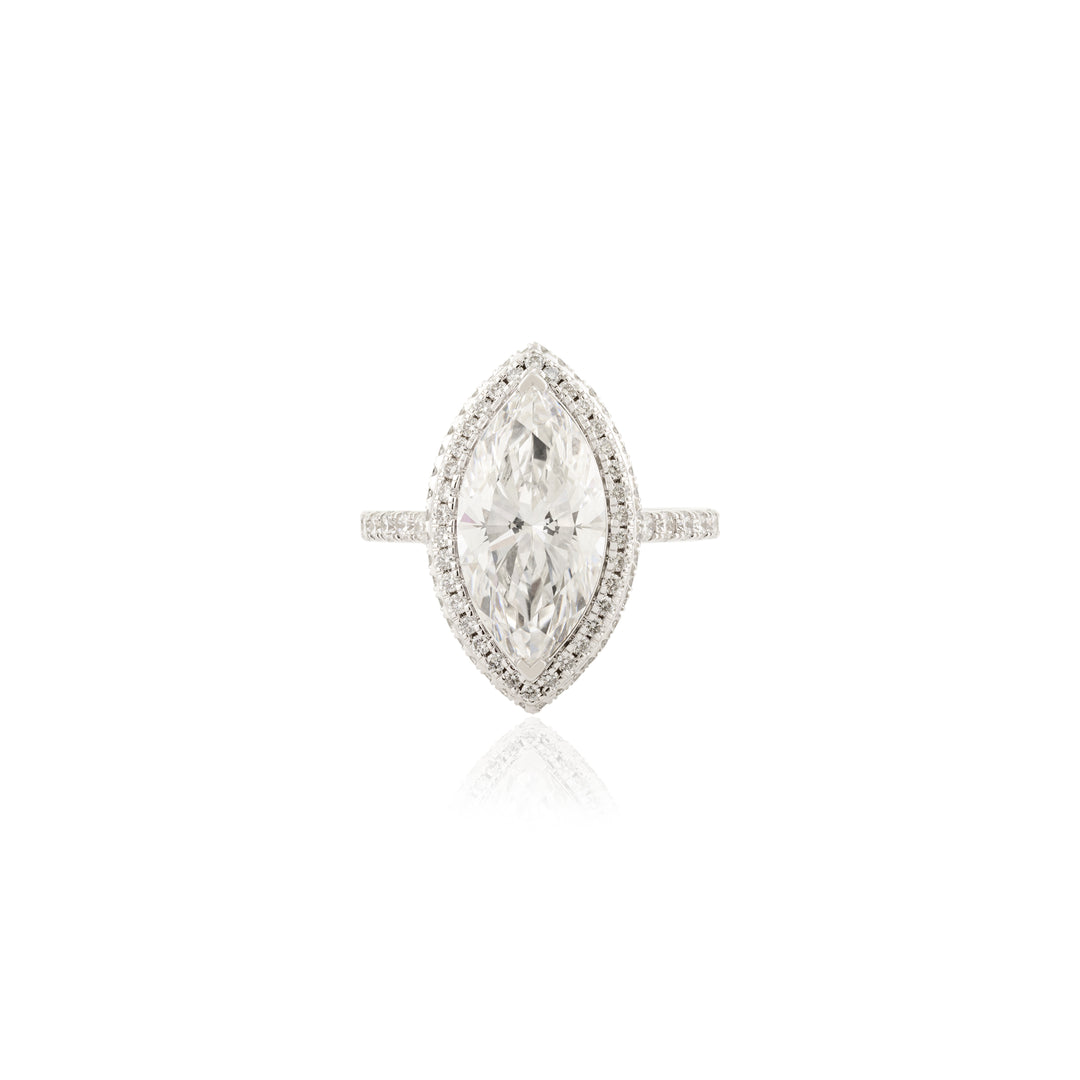 3 Carat Marquise Solitaire Ring