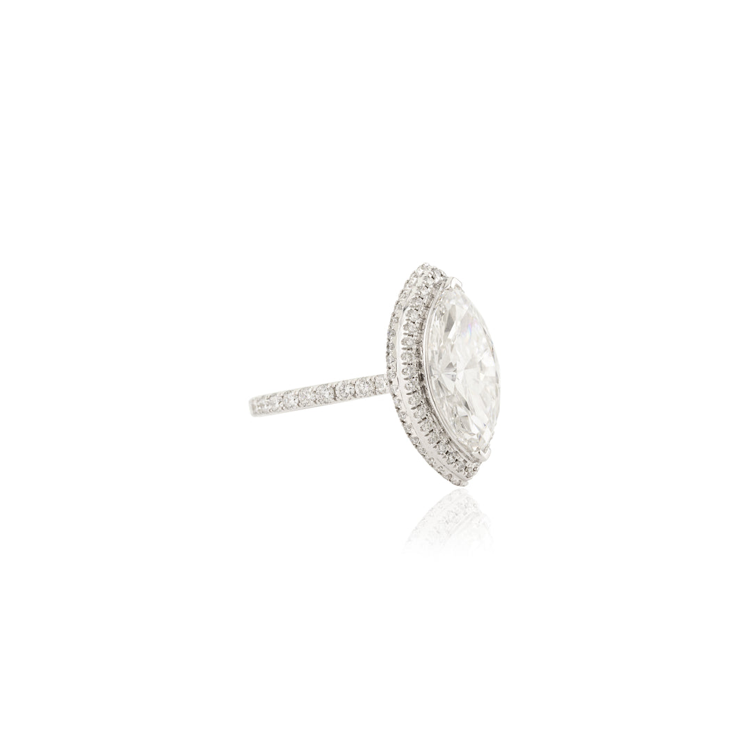 3 Carat Marquise Solitaire Ring