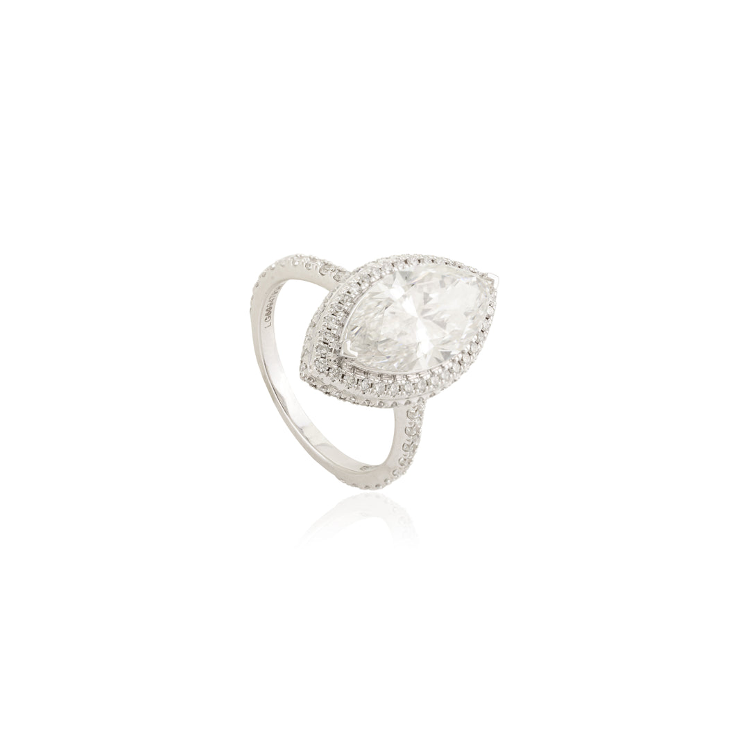 3 Carat Marquise Solitaire Ring