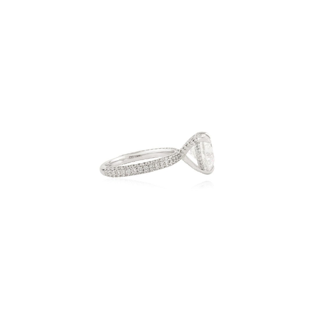 Heart Solitaire Lab Grown Diamond Ring