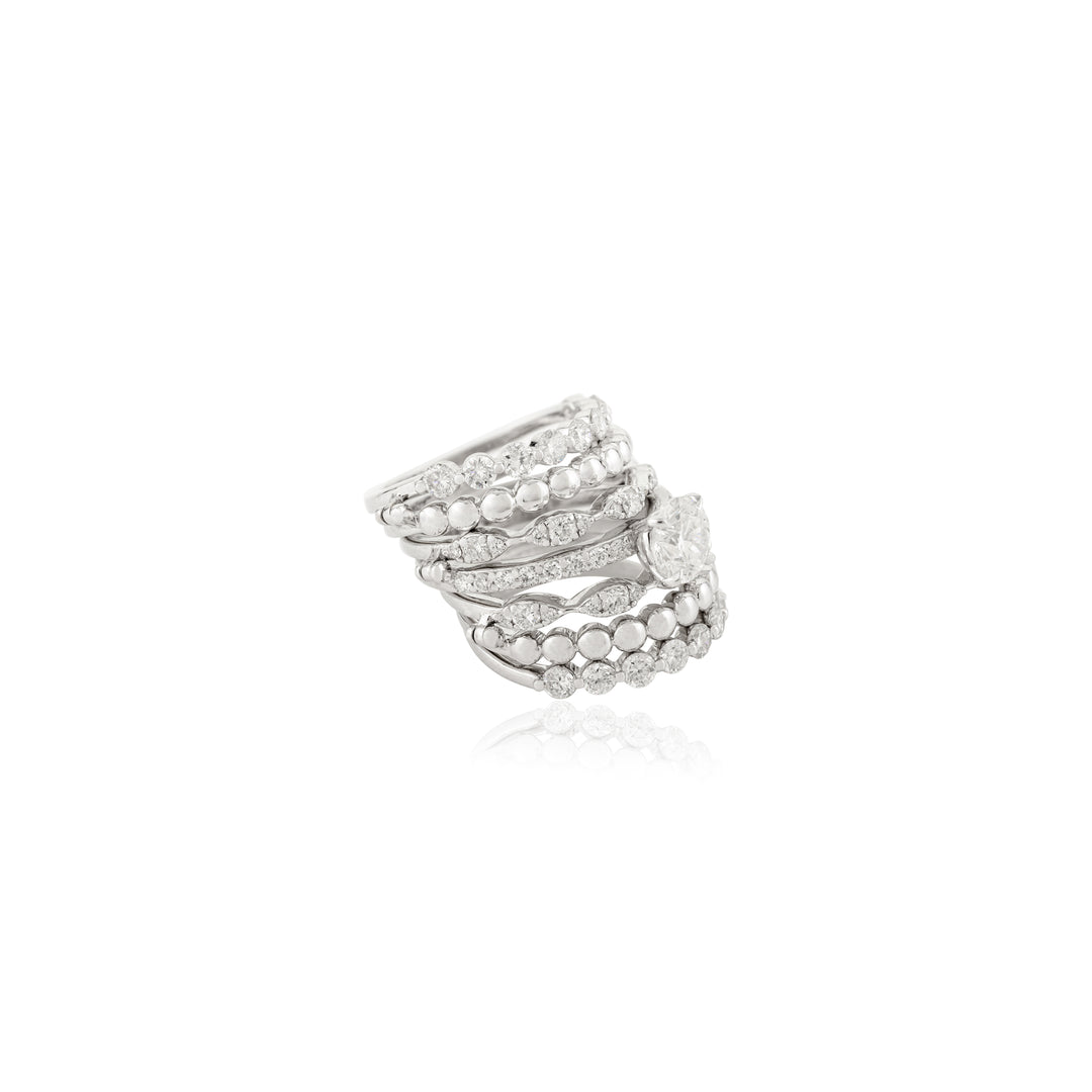 Multi Use Diamond Stackable Ring