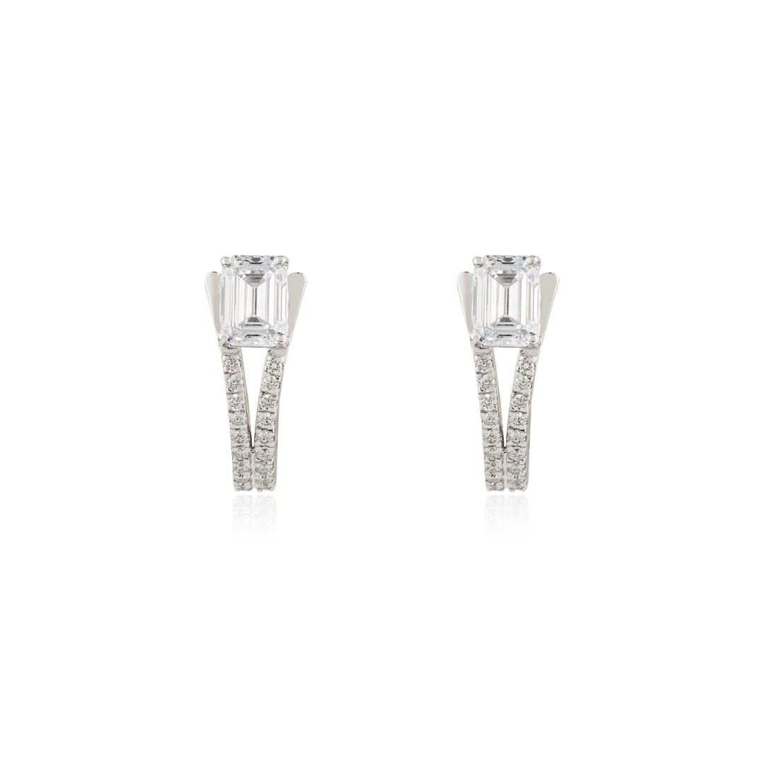 Flaunting Emerald Earclips