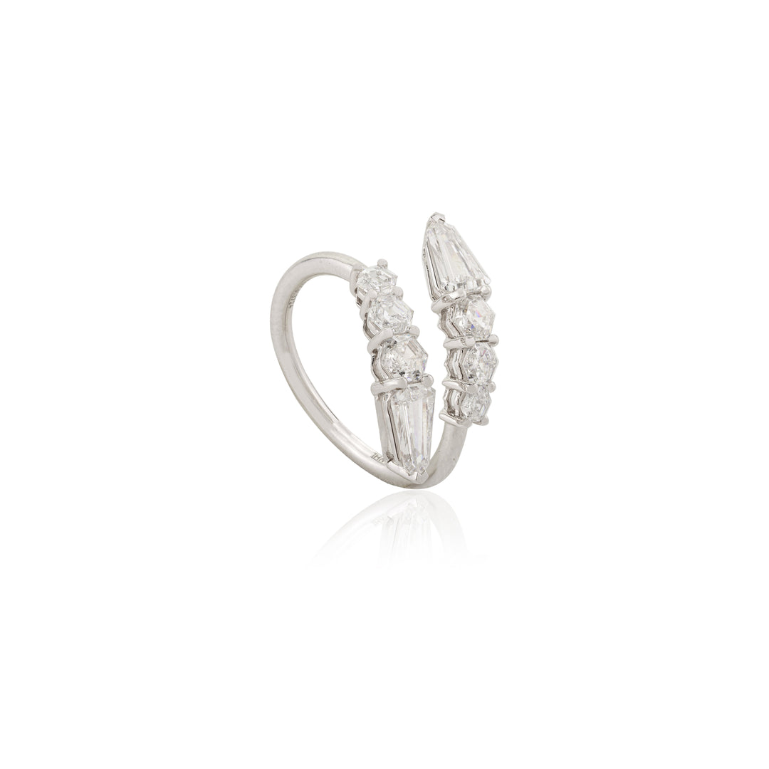 Front Open Solitaire Ring