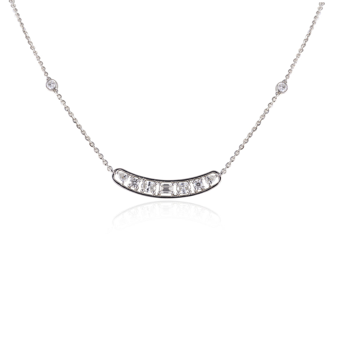 Blended Solitaire Necklace