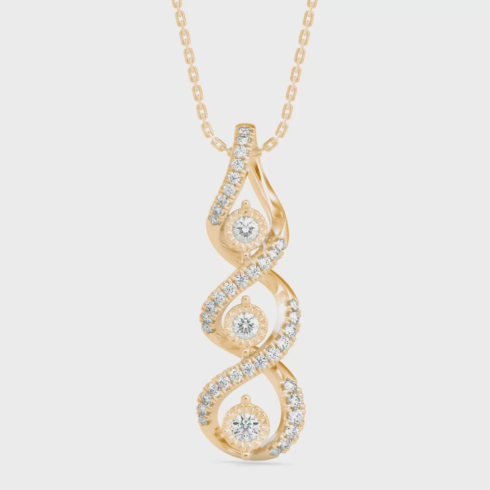 Trinity Diamond Pendant