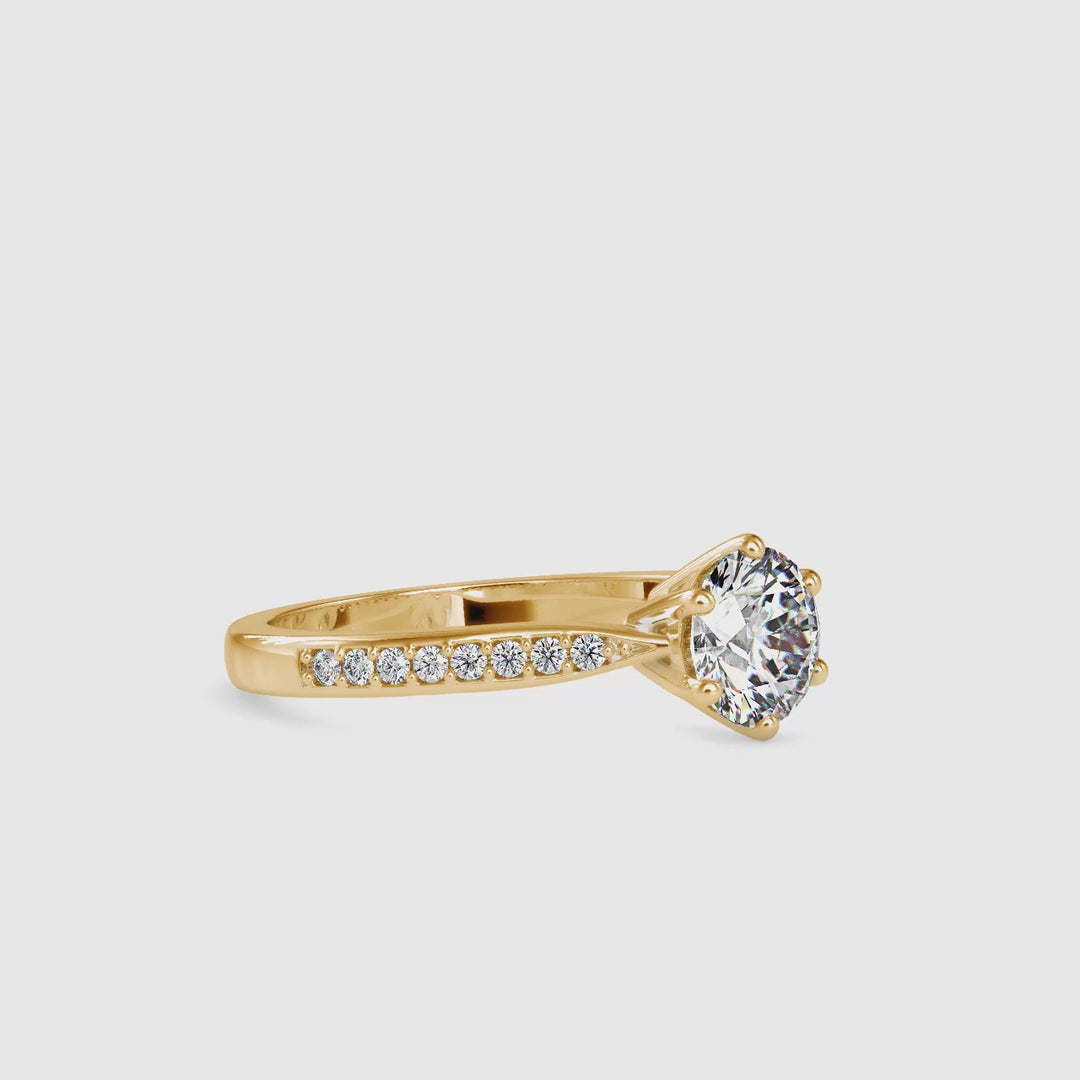 Dainty Solitaire Ring