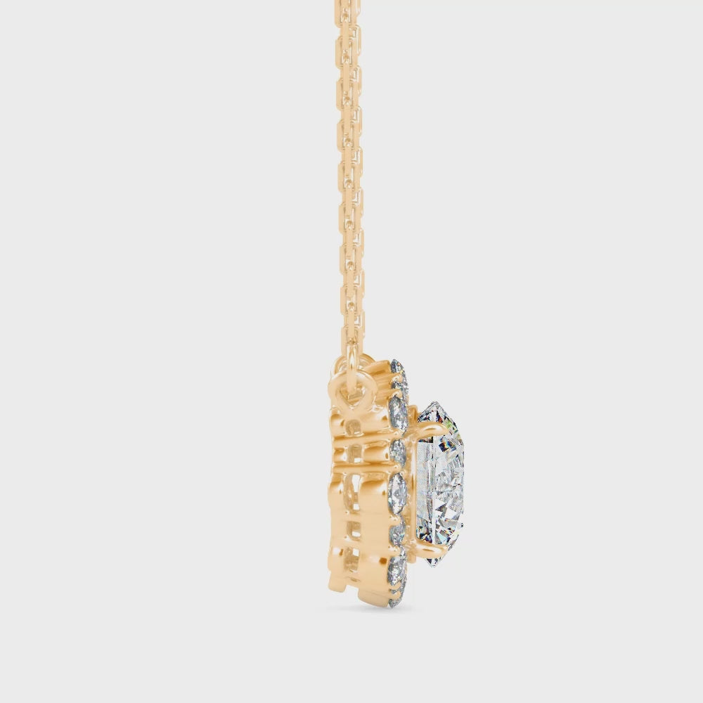Floret Halo Pendant