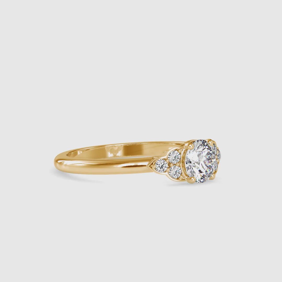 Melodic Treasure Solitaire Ring