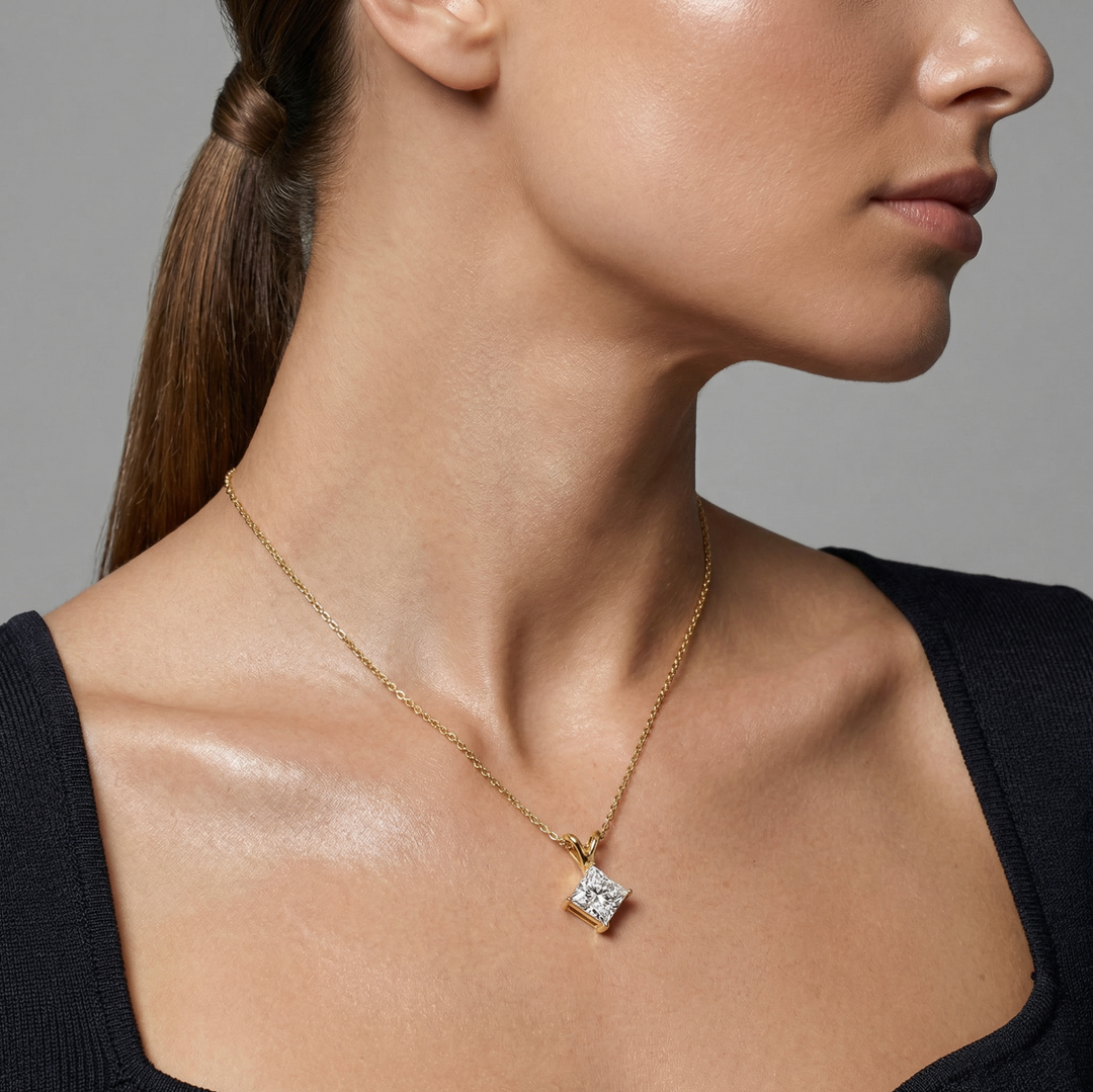 Accent Princess Pendant (1.75ct)